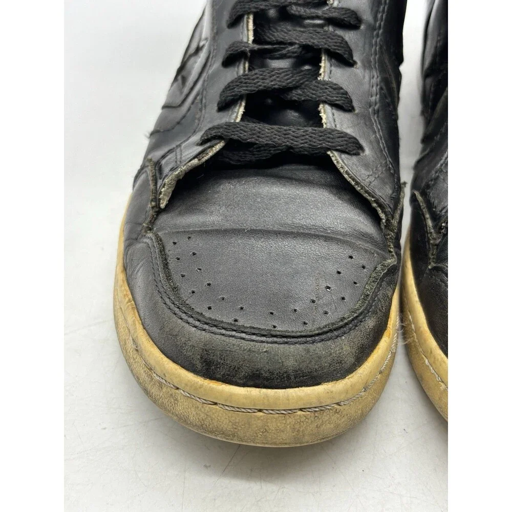 John Varvatos x Converse Weapon Leather Mid Top Shoes SIZE 11 MENS